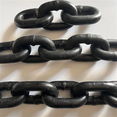 Hoobkas kev cai mining nplhaib Lifting saw G80 Manganese Steel Chains Kev Nqa
